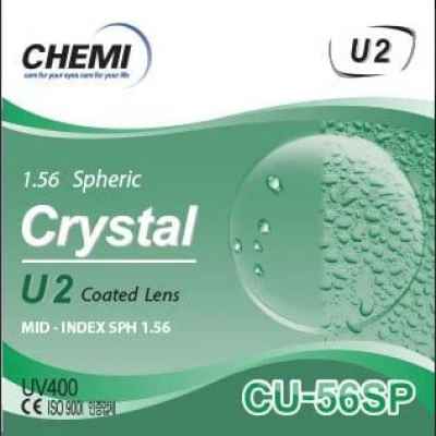 Tròng Kính Chemi U2 Crystal Coated 1.56 UV400