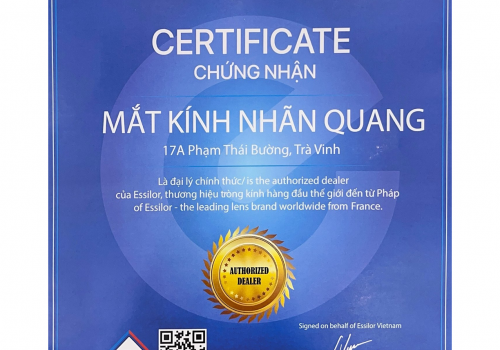 Giấy chứng nhận đại lý phân phối hàng Chính Hãng